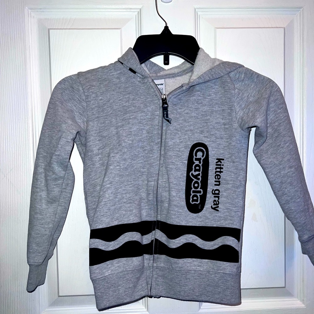 5T Gray Crayola Zip-Up Hoodie